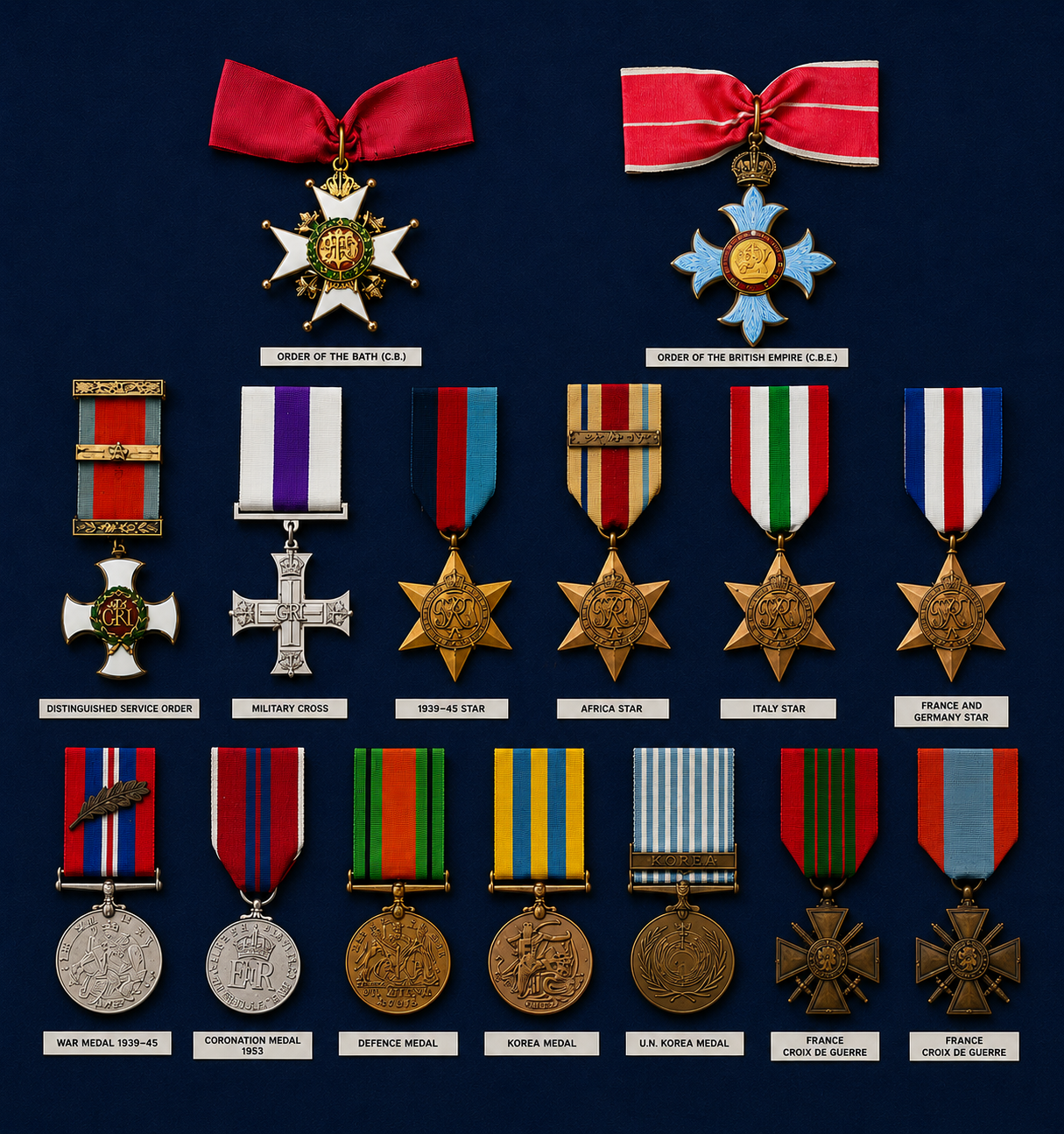 Fifteen medals
